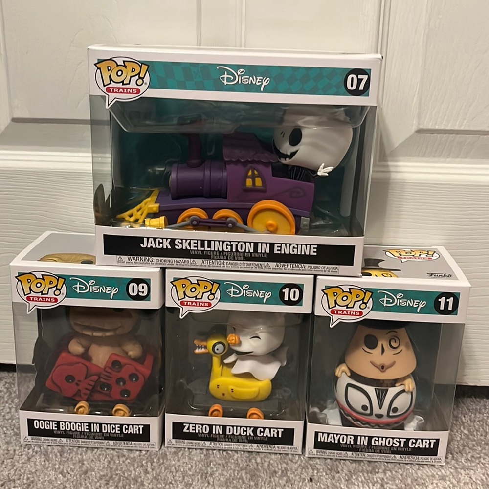 Pop! Trains nightmare before Christmas set new in box